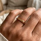 18K Gold Plated Love Ring - Heritage Gemstones