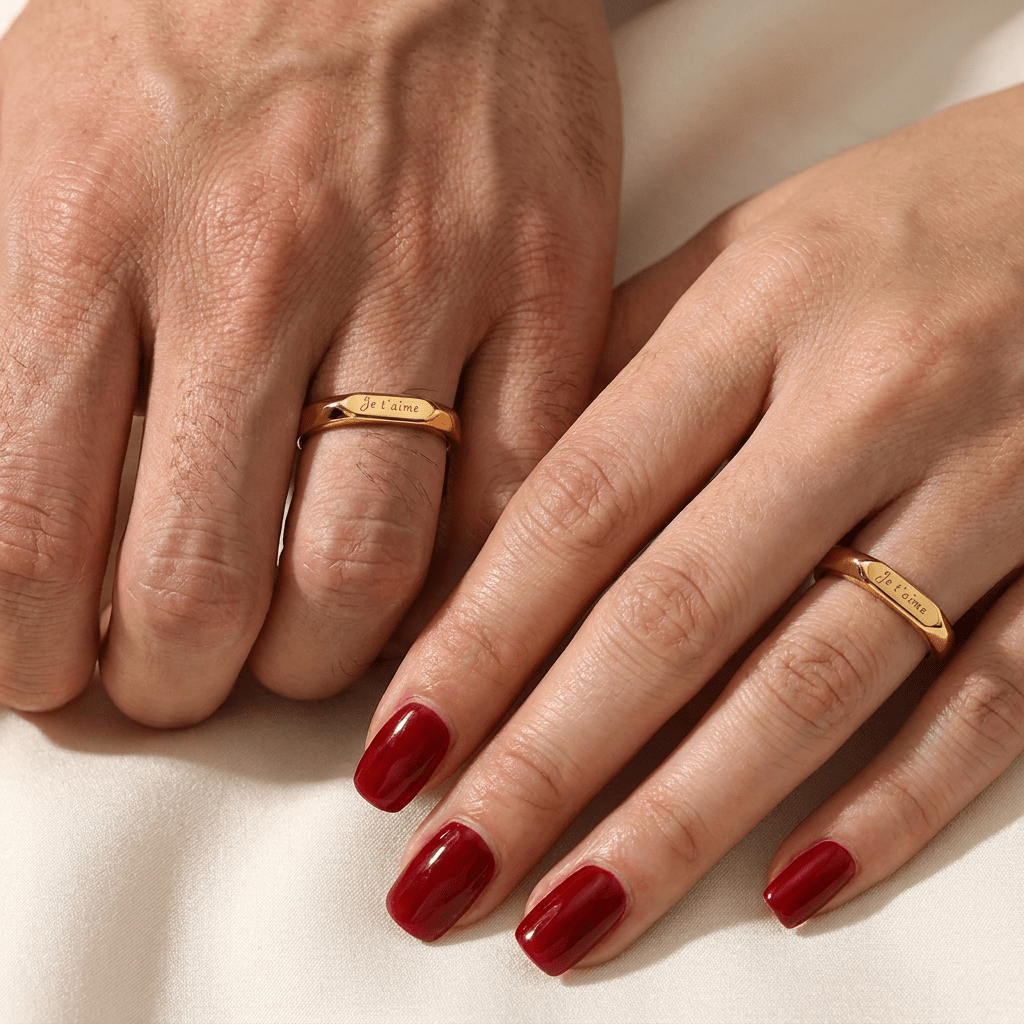 18K Gold Plated Love Ring - Heritage Gemstones