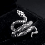 925 Sterling Silver Adjustable Viper Ring - Heritage Gemstones