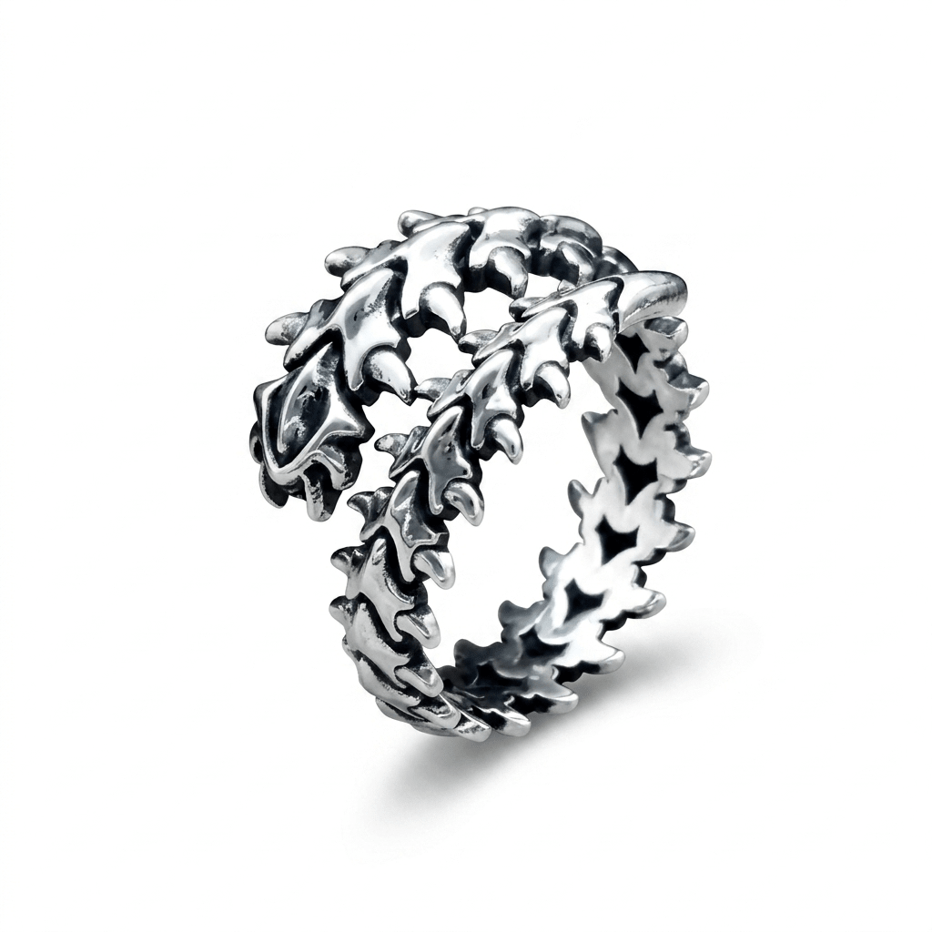 Adjustable Centipede Ring 316L Stainless - Heritage Gemstones