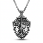 Archangel Michael Chain 316L Stainless - Heritage Gemstones