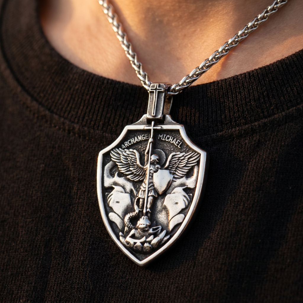 Archangel Michael Chain 316L Stainless