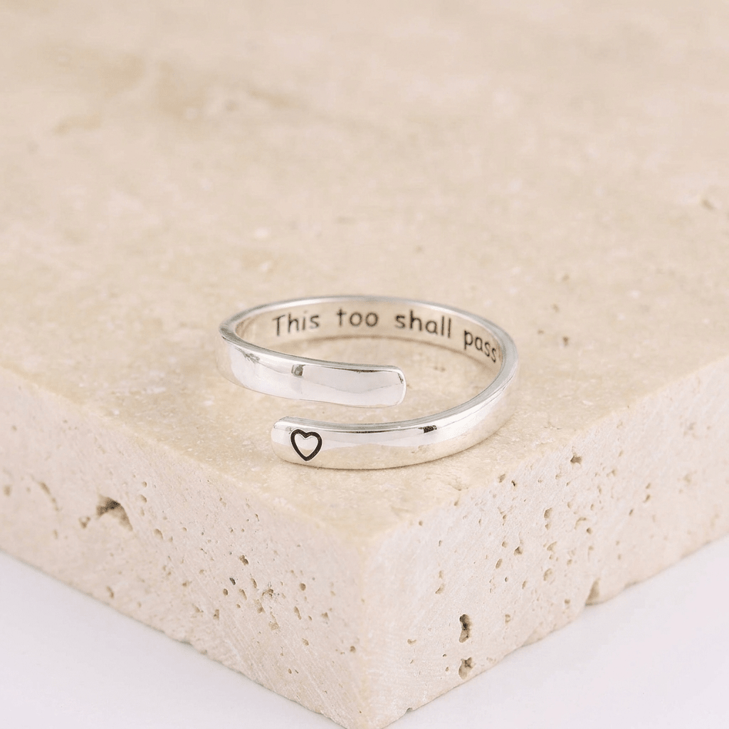 S925 Sterling Silver Adjustable Anti Anxiety Ring - Heritage Gemstones