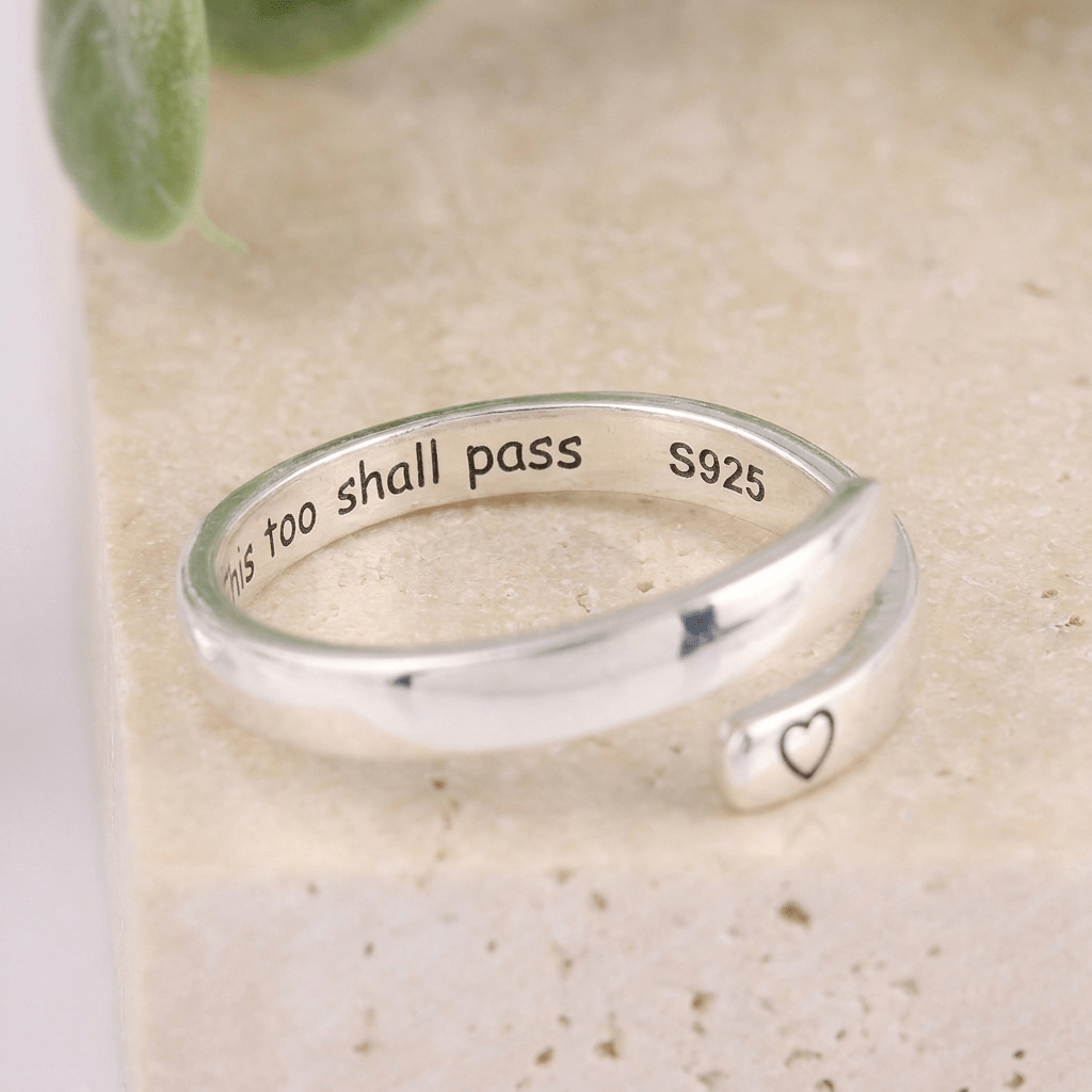 S925 Sterling Silver Adjustable Anti Anxiety Ring - Heritage Gemstones