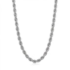 Silver 18 Inch Rope Chain 3mm - Heritage Gemstones