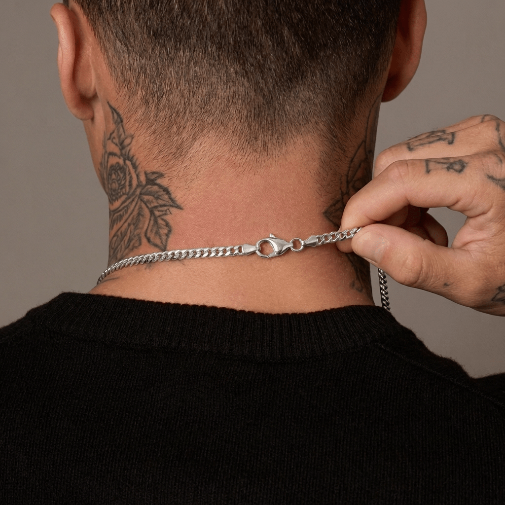 Silver 5mm Cuban Chain 20" - Heritage Gemstones