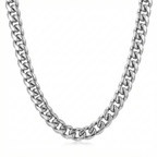 Silver 5mm Cuban Chain - Heritage Gemstones