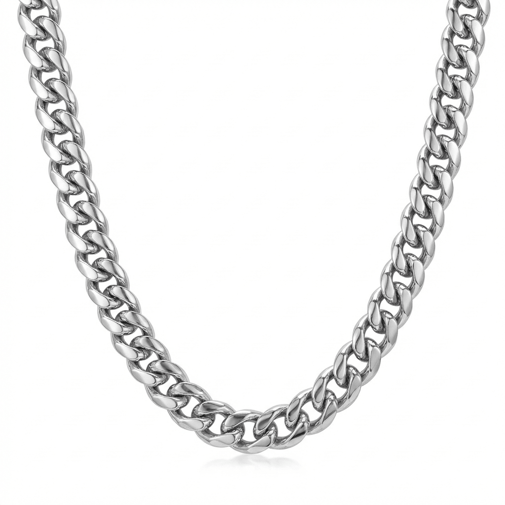 Silver 5mm Cuban Chain - Heritage Gemstones