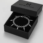 Spike Chain Bracelet - Heritage Gemstones