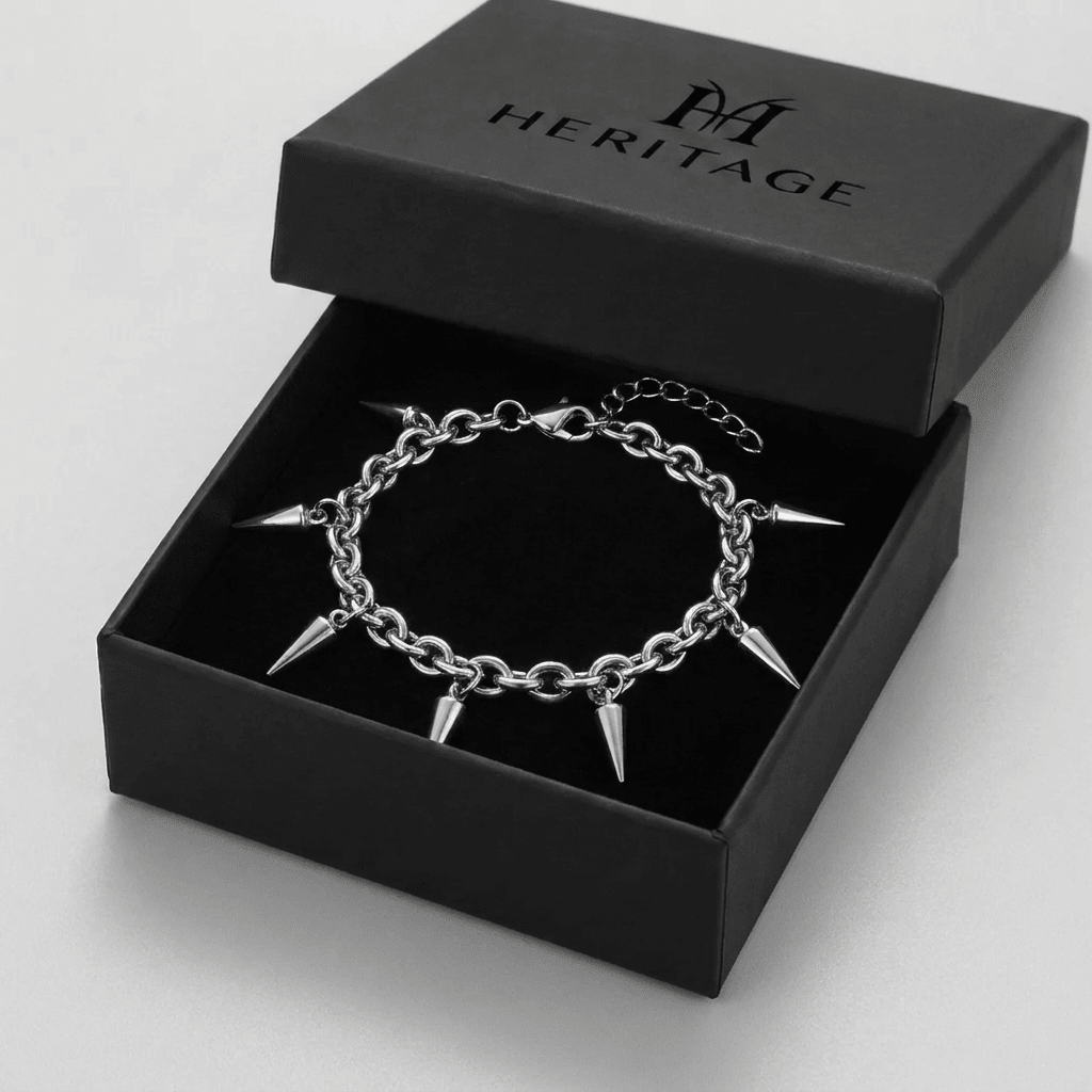 Spike Chain Bracelet - Heritage Gemstones