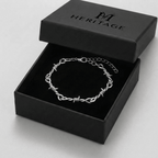 Twisted Barbed Wire Adjustable Bracelet - Heritage Gemstones